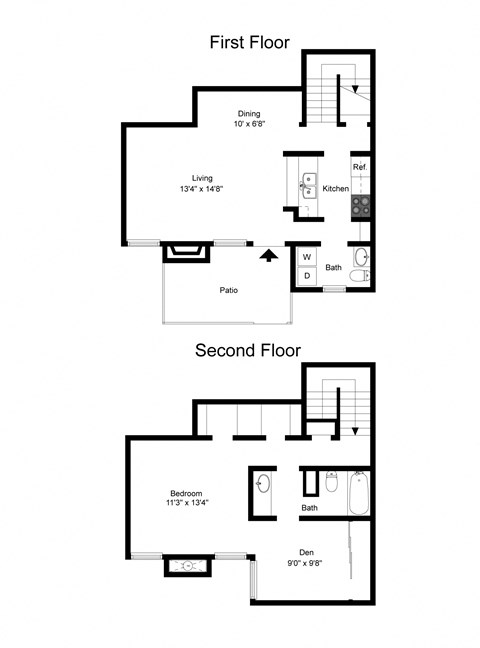 Davenport Apartments Floor Plan A12 Floor Plan A12 at Davenport Apartments in Dallas, TX